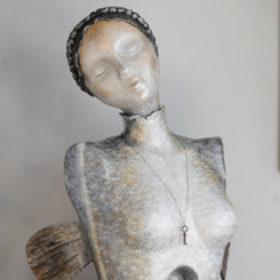 Mélusine- Sculpture en papier de Mélanie Bourlon - 38 Le Avenières - Isère - Rhône-Alpes - France - Photo : Anthony Cottarel