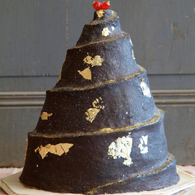 Gateau Au Chocolat Epicerie Sculpture Papier Mache Melanie Bourlon