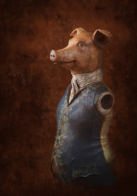 Sieur Cochon - 40x60cm