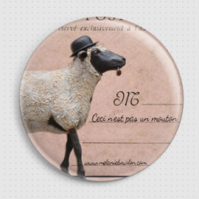 Badge mouton
