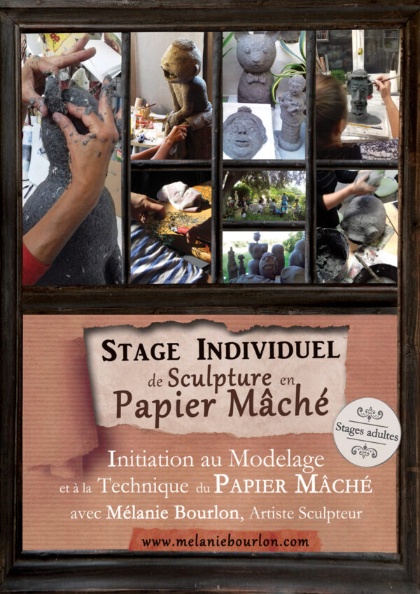 Stage individuel de sculpture en papier mâché 2 jours