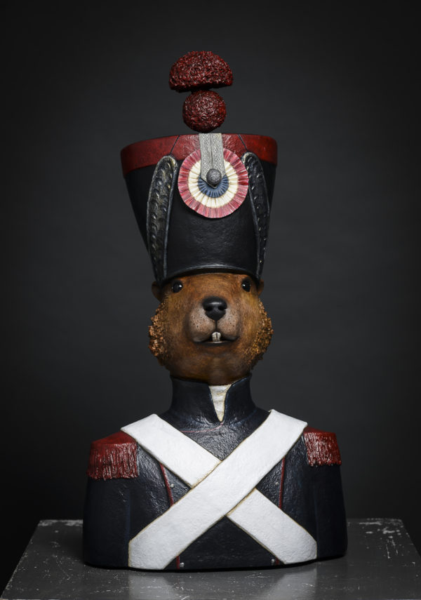 castor soldat sculptures