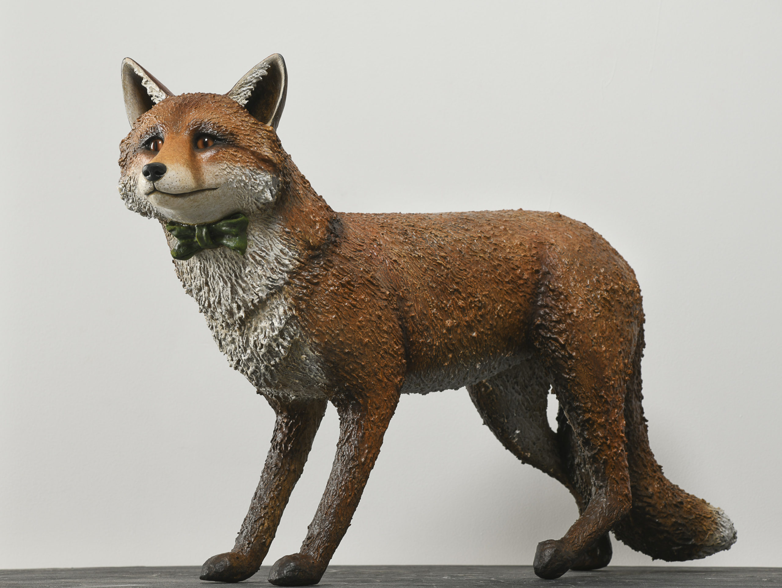 Sieur Reginald de Renaud- renard | Animaux | Sculpture en papier mâché |  Mélanie Bourlon