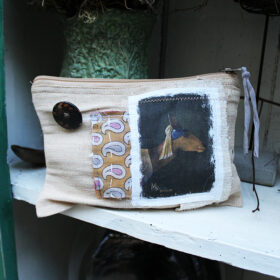 Pochette beige belle odalisque S