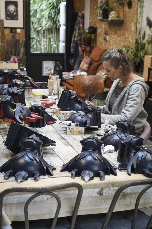Melanie Bourlon masque de dragons