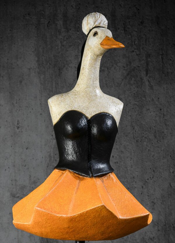 Mélanie Bourlon sculpture French cancane en papier