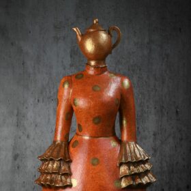Mélanie Bourlon sculpture Marie-Thé en papier