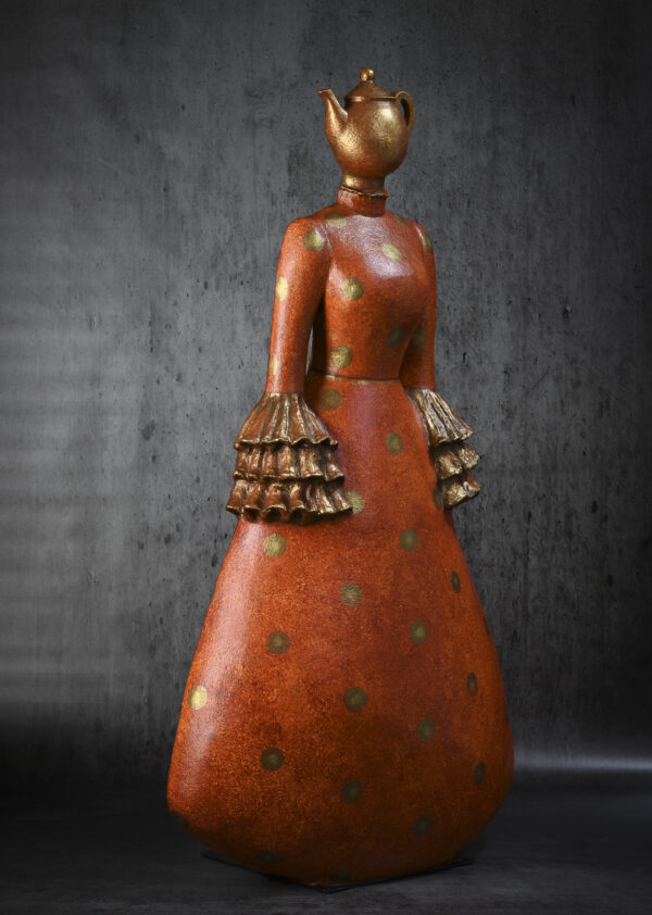 Mélanie Bourlon sculpture Marie-Thé en papier