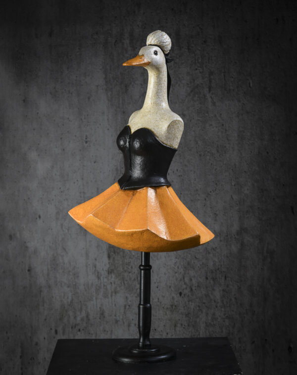 Mélanie Bourlon sculpture French cancane en papier