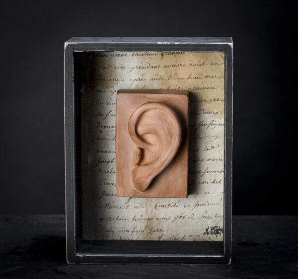 Serie ORL sculpture de Melanie Bourlon oreille