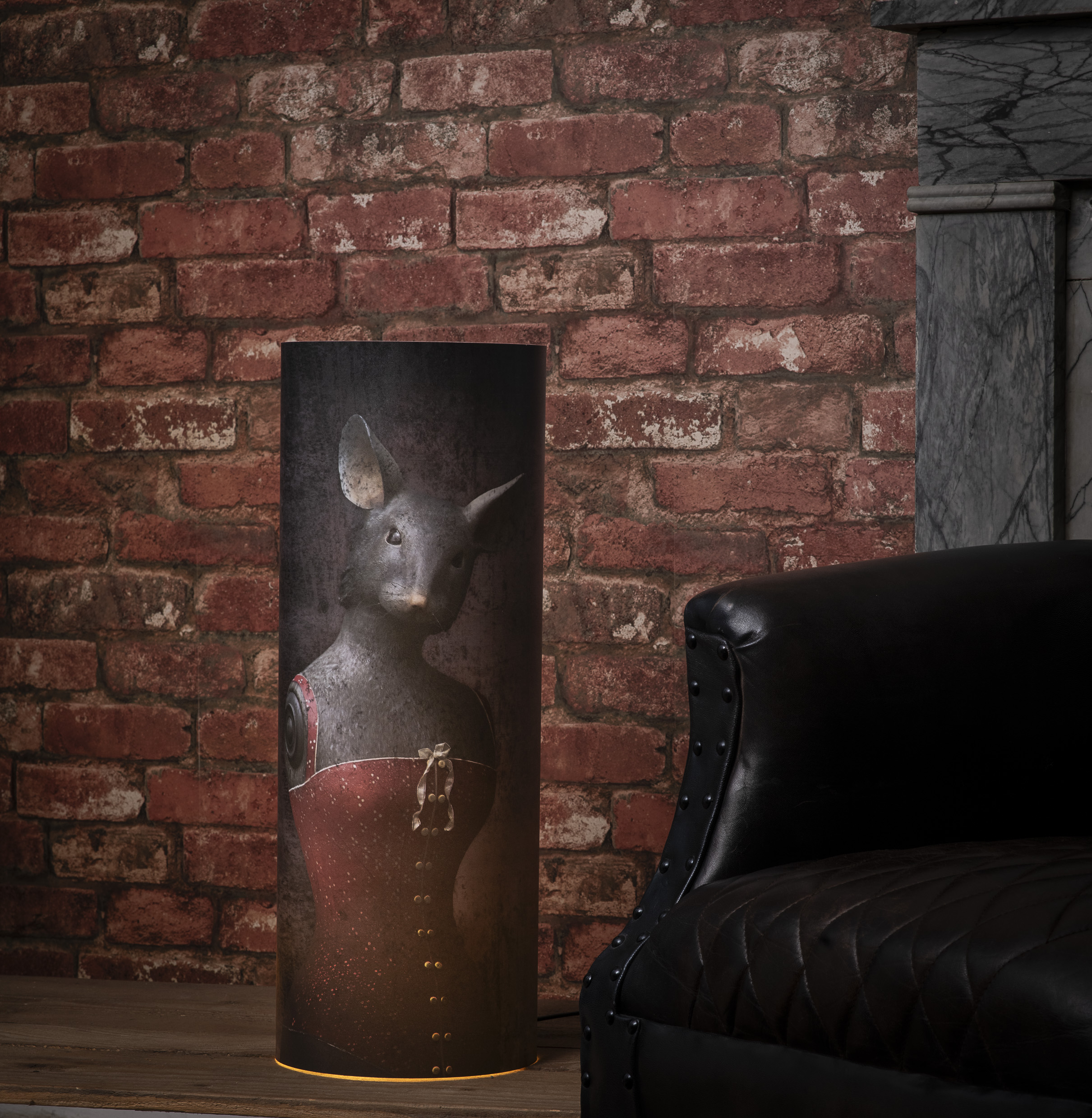 Lampe Souricette Grande - petite -moyenne melanie bourlon - papier mâché