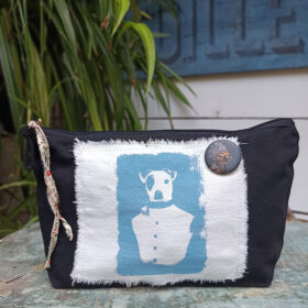 Pochette noire - Jack Russel - T004– M -melanie bourlon