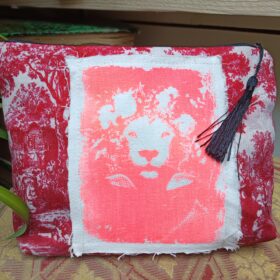 Pochette motifs paysage - Lion -T044 - M melanie bourlon