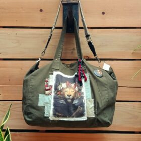 Sac Vert foncé Lion-S017