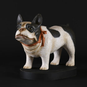 Bulldog dandy papier mâché Melanie Bourlon
