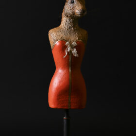 Demoiselle lievre papier mâchéMelanie Bourlon